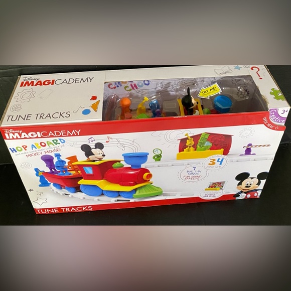 Imagicademy Hop Aboard Mickey Mouse Tune Tracks Brand NEW in Box - Picture 2 of 10
